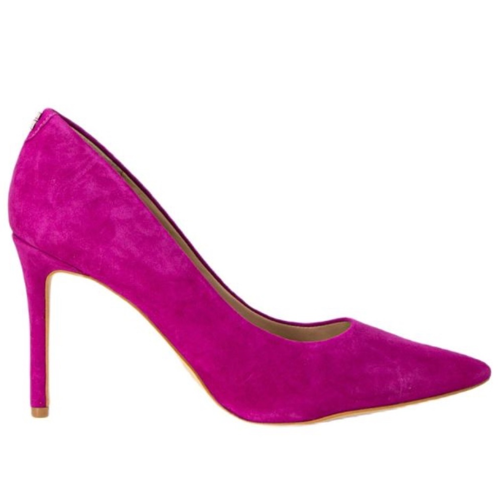 Fuchsia Suede Guess Heels size 7.5